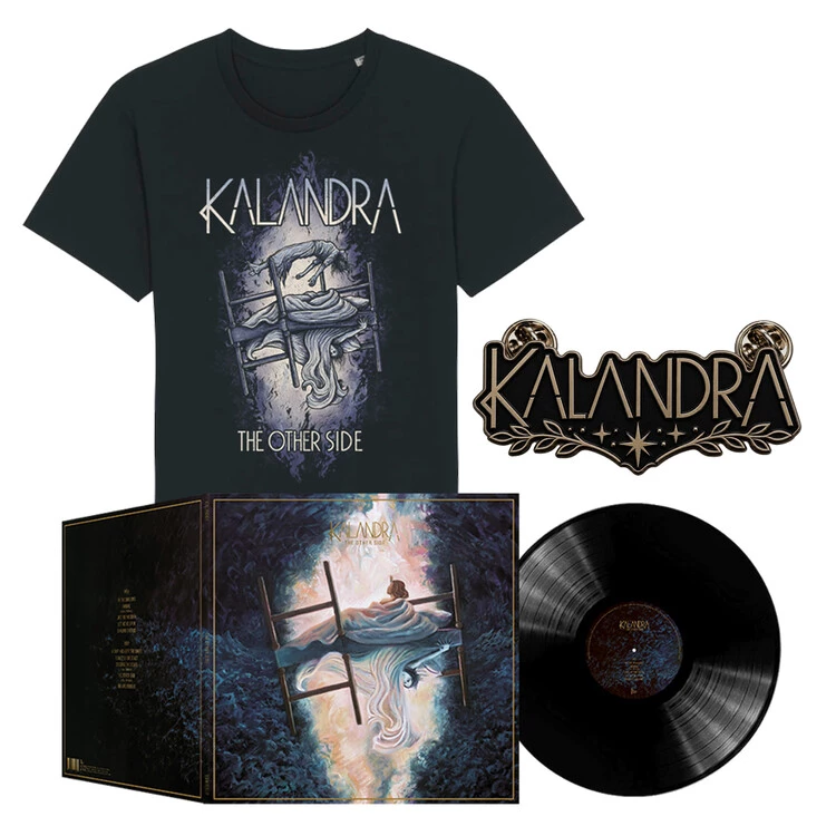 kalandra-bundle-lp-t-shirt-pin-the-other-side 2